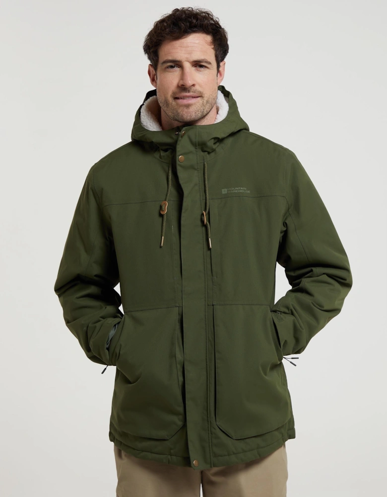 Mens Coastline Borg Waterproof Jacket