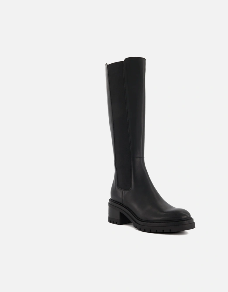 Ladies Tesa - Casual Knee-High Chelsea Boots