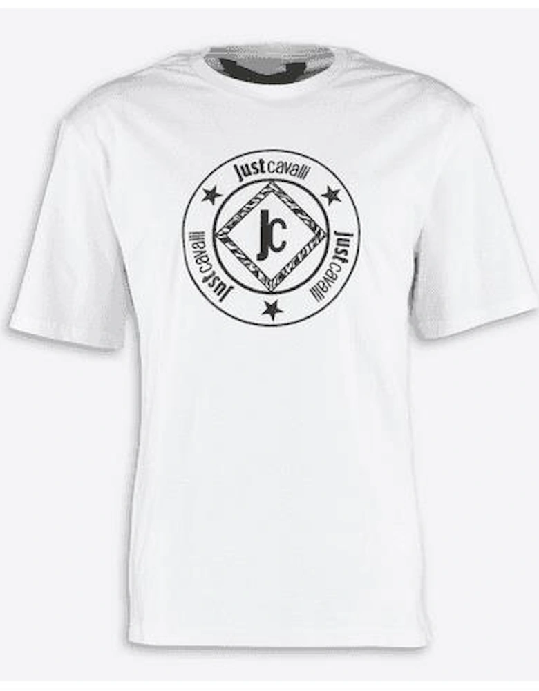 Cotton Ring Logo White T-Shirt