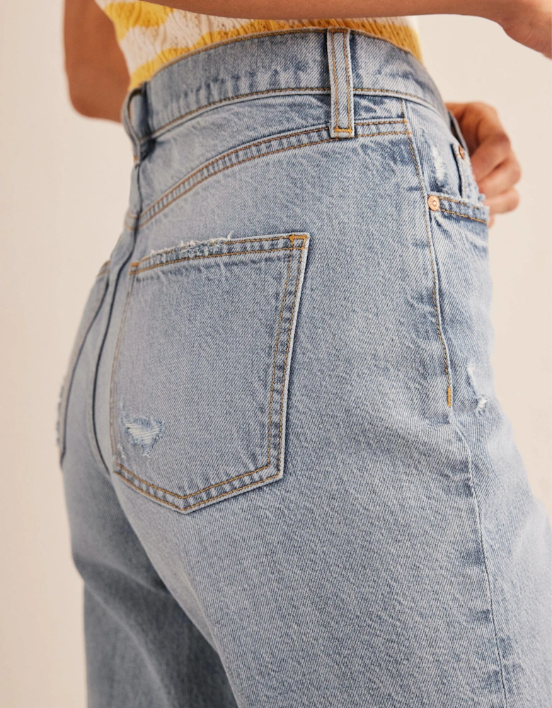 Mid Rise Loose Jeans