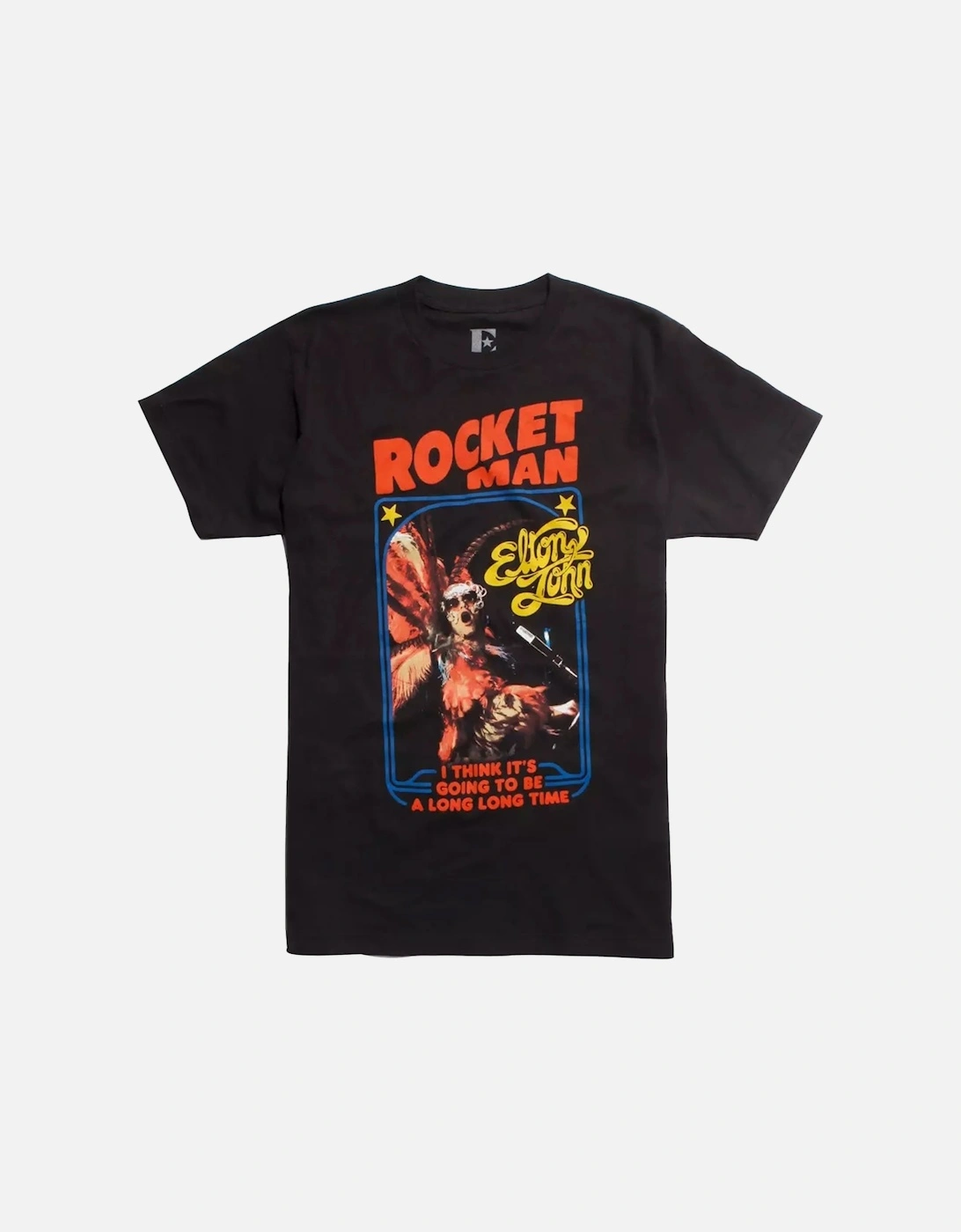 Elton John Unisex Adult Rocket Man Feathersuit Cotton T-Shirt, 2 of 1
