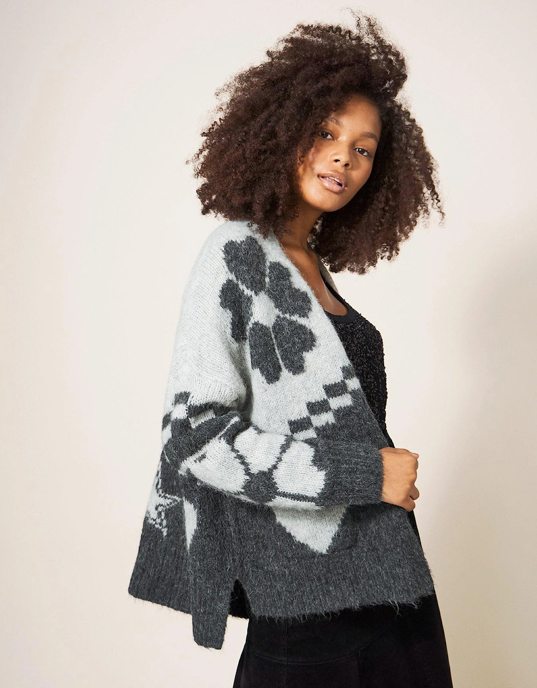 Nordic Forest Cardigan - Grey, 7 of 6