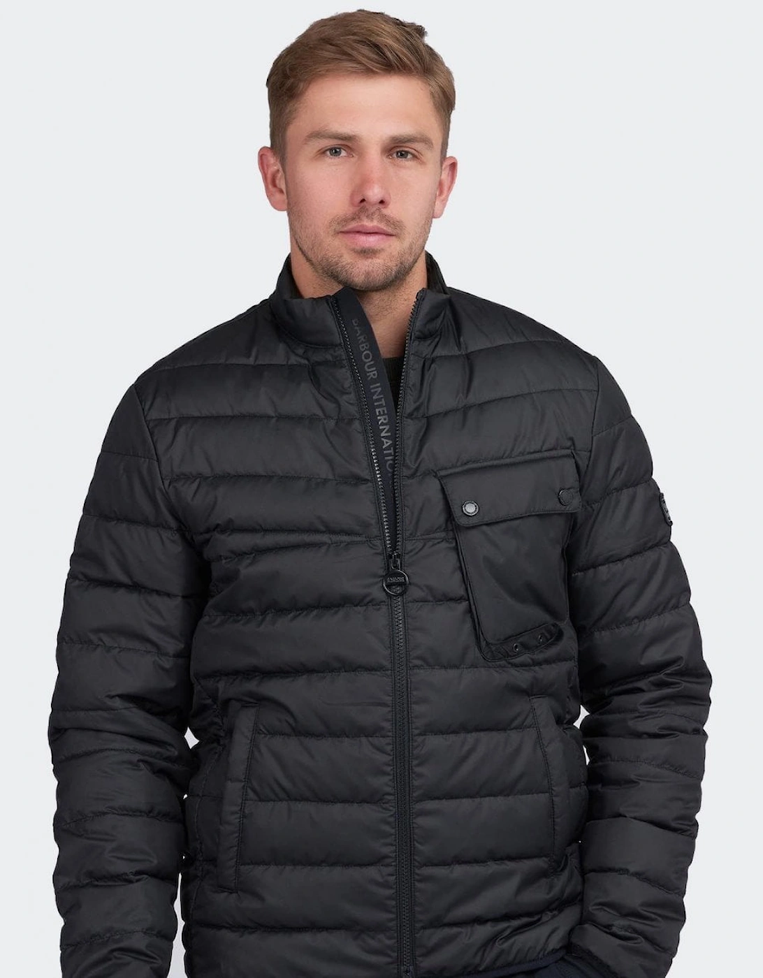 Winter Chain Quilted Mens Jacket, 5 of 4