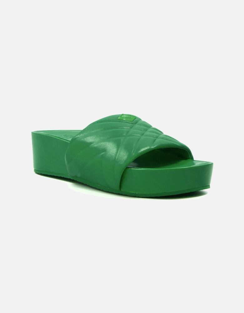 Ladies Kygo - Quilted Strap Flatform Sliders