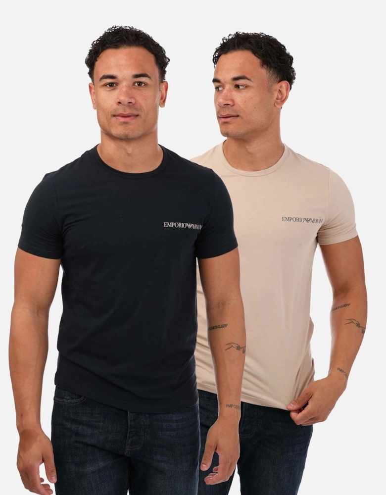 Mens 2 Pack Lounge Crew T - Shirts