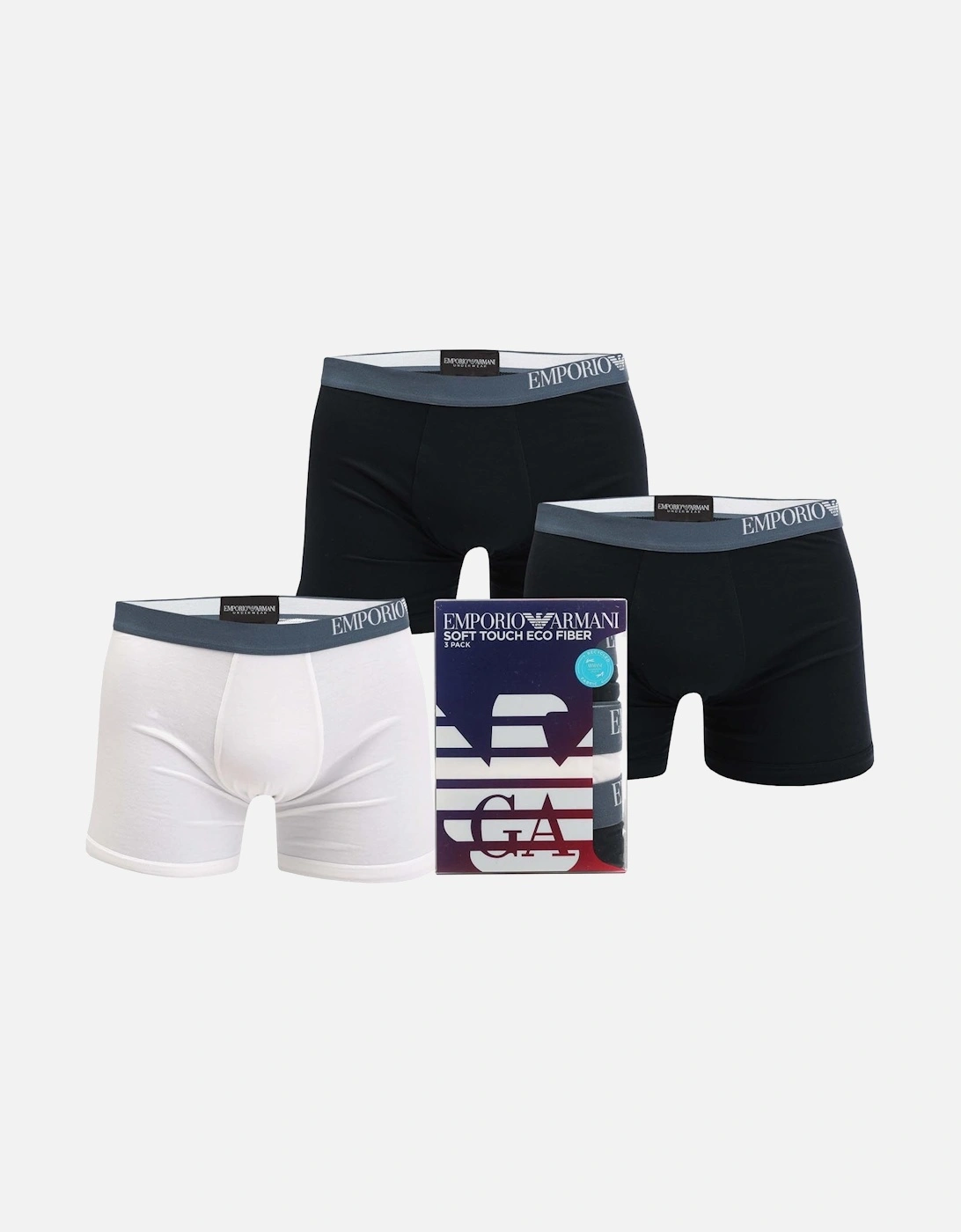 Mens 3 Pack Boxer Briefs, 3 of 2