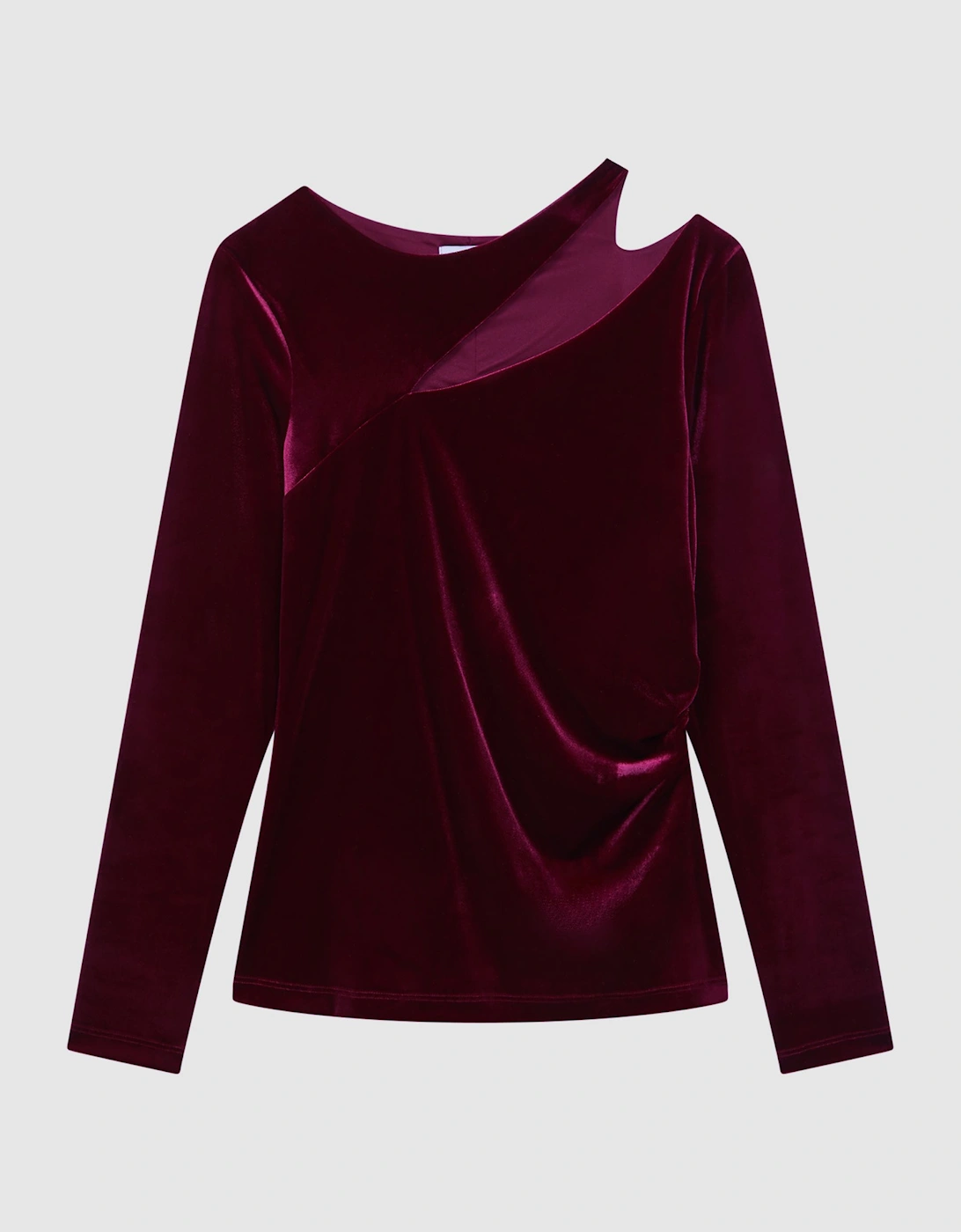 Velvet Cut-Out Top, 2 of 1