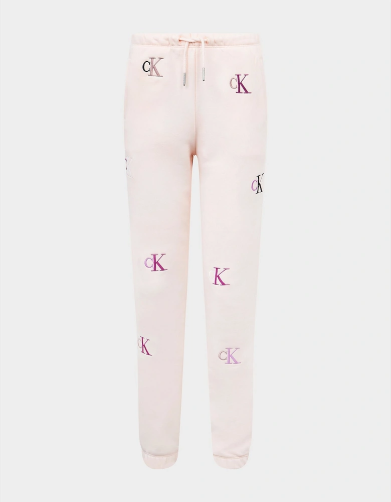 Juniors Girls Monogram Joggers