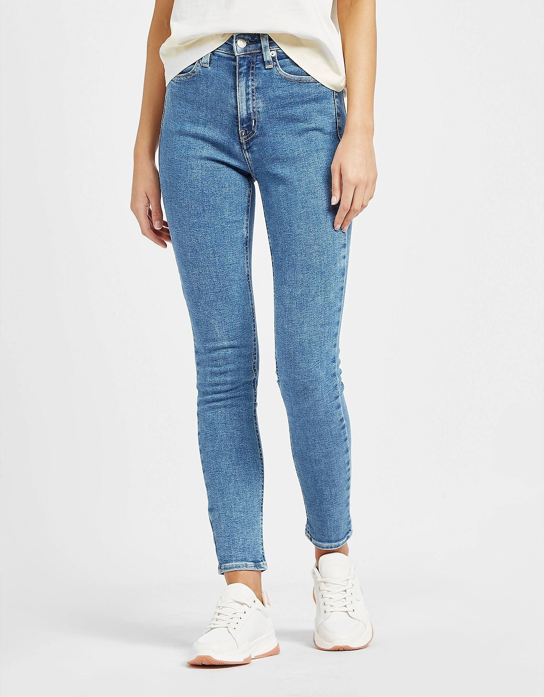 Womens High Rise Skinny Jeans, 6 of 5