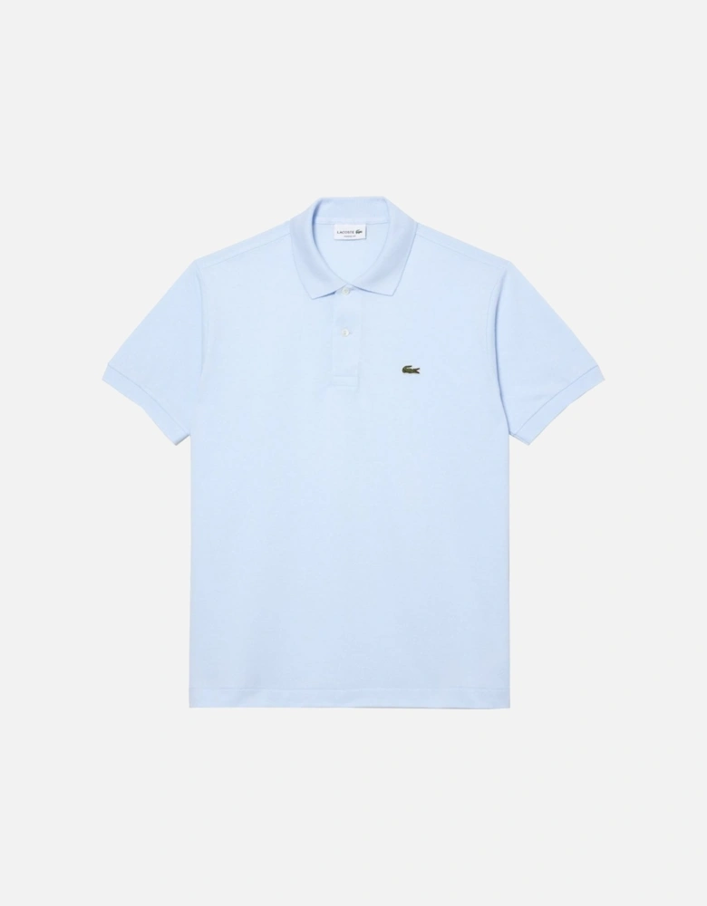 Men's Light Blue Classic Short Sleeved Polo Shirt