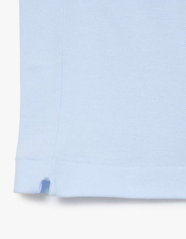 Men's Light Blue Classic Short Sleeved Polo Shirt