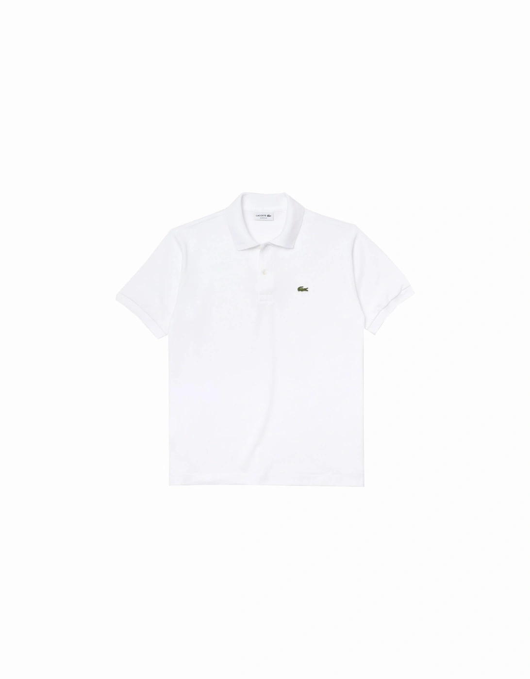 Men's White Classic Short Sleeved Polo Shirt, 4 of 3