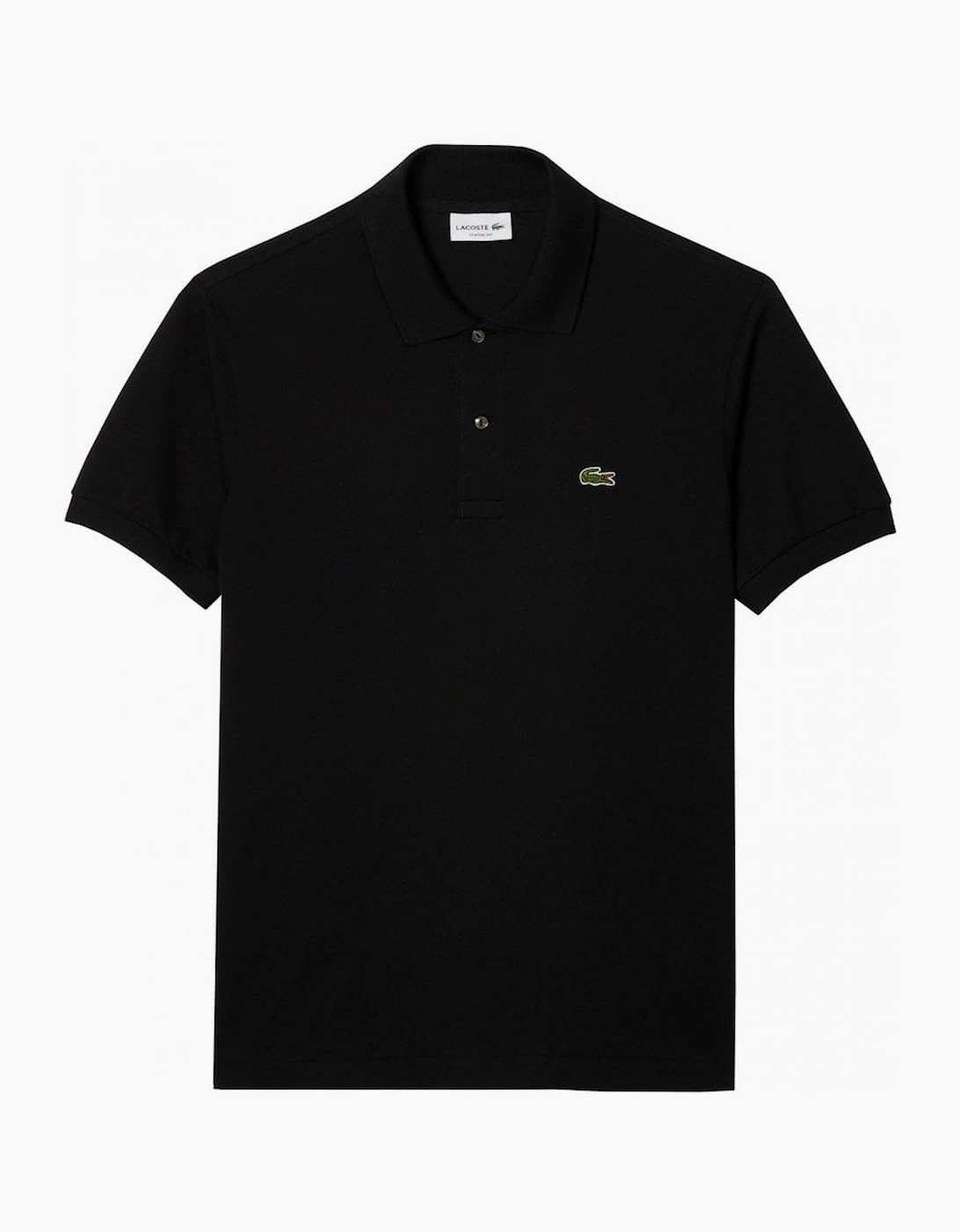 Lacoste Men's Black Classic Short Sleeved Polo Shirt  48/Regular Size 7