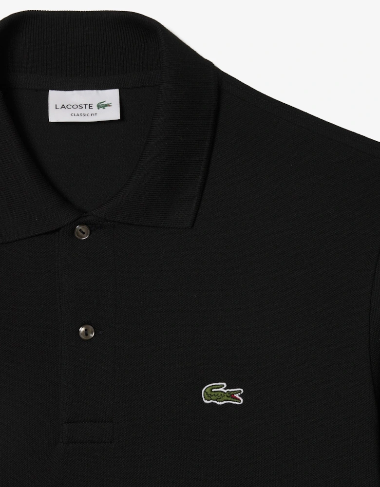 Men's Black Classic Short Sleeved Polo Shirt