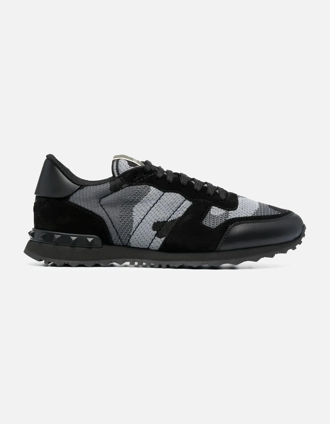 Mesh Camouflage Trainers in Black & Grey, 5 of 4
