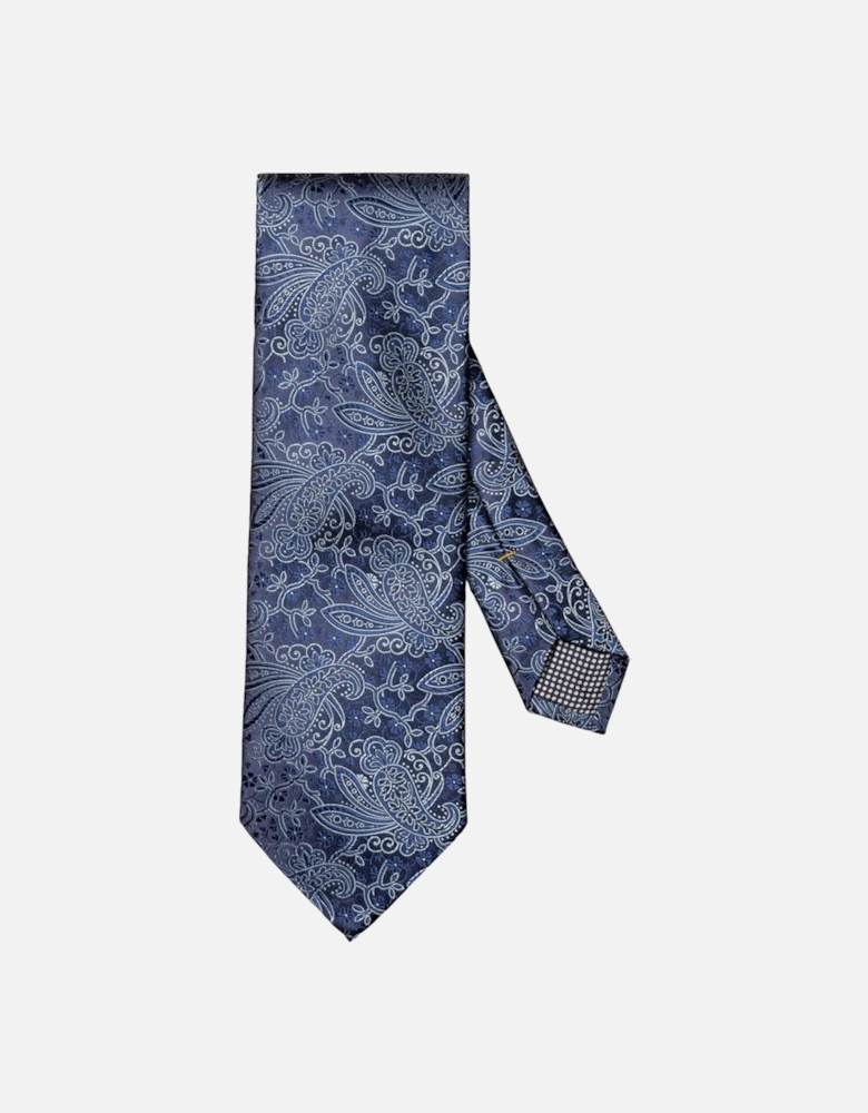 Paisley Silk Tie 29 Navy