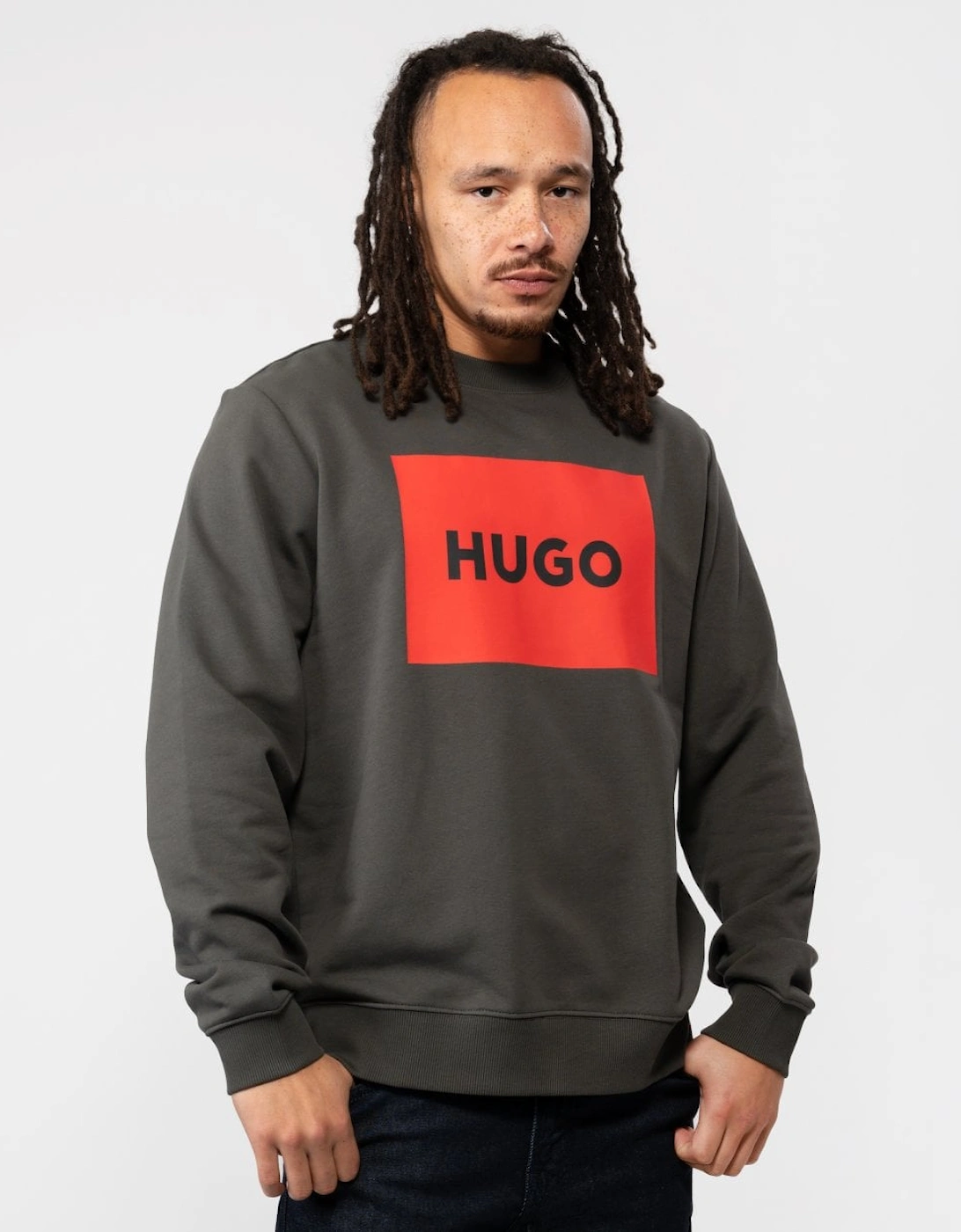 Duragol222 Large Label Logo Mens Sweatshirt, 5 of 4