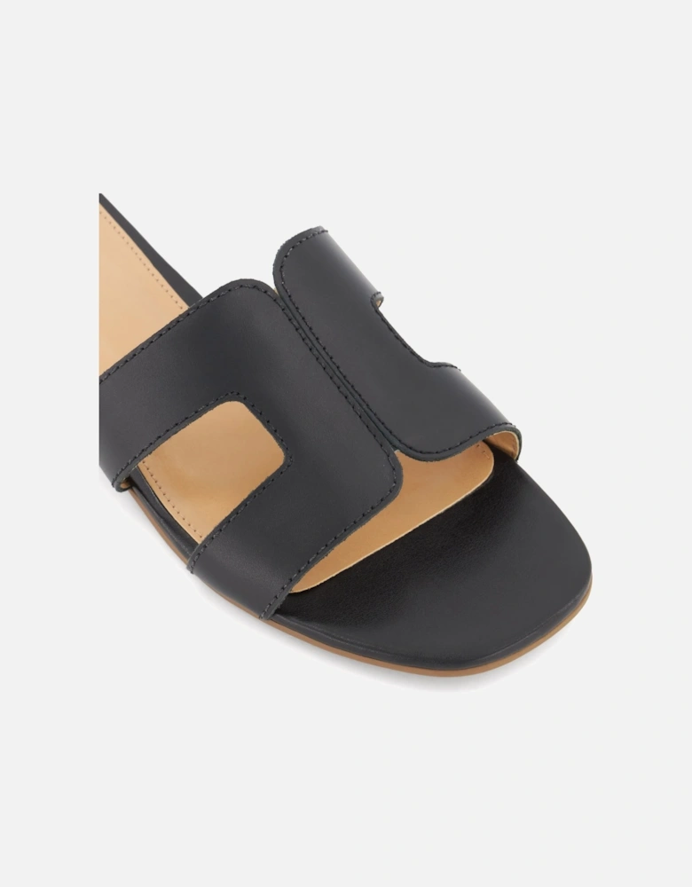 Ladies Loopey - Stitch-Detail Slider Sandals