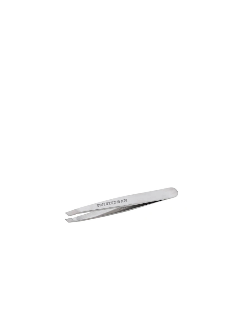 Mini Slant Tweezer - Classic Stainless