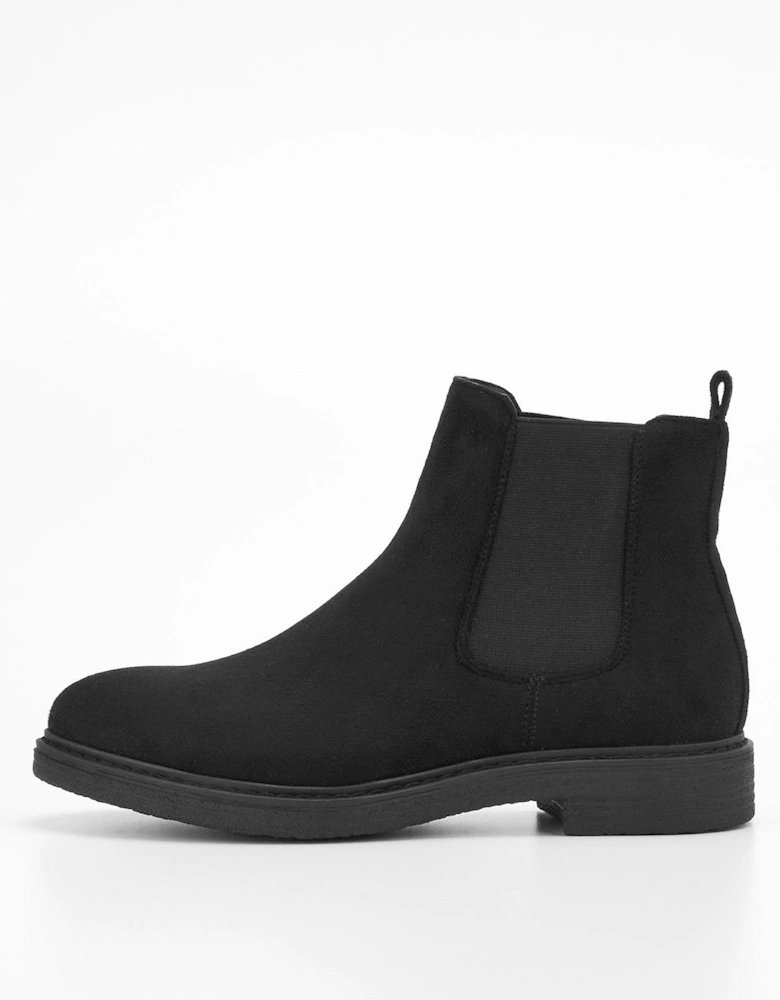 Wide Fit Crepe Sole Chelsea Boot