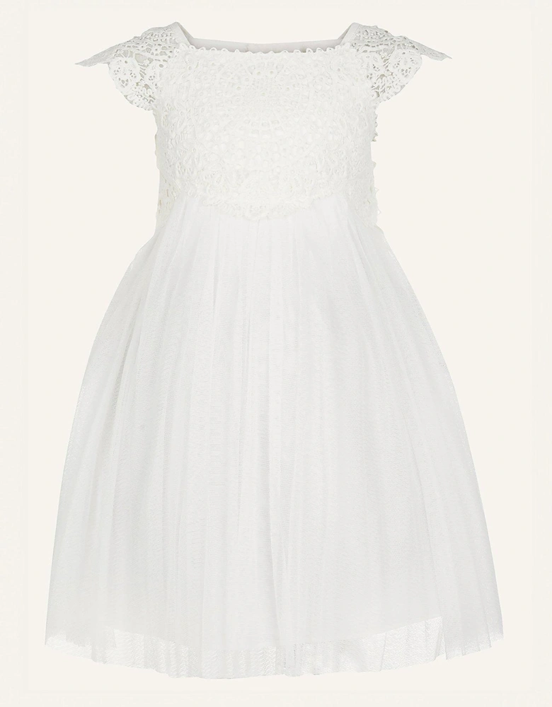 Baby Girls Estella Dress - Ivory