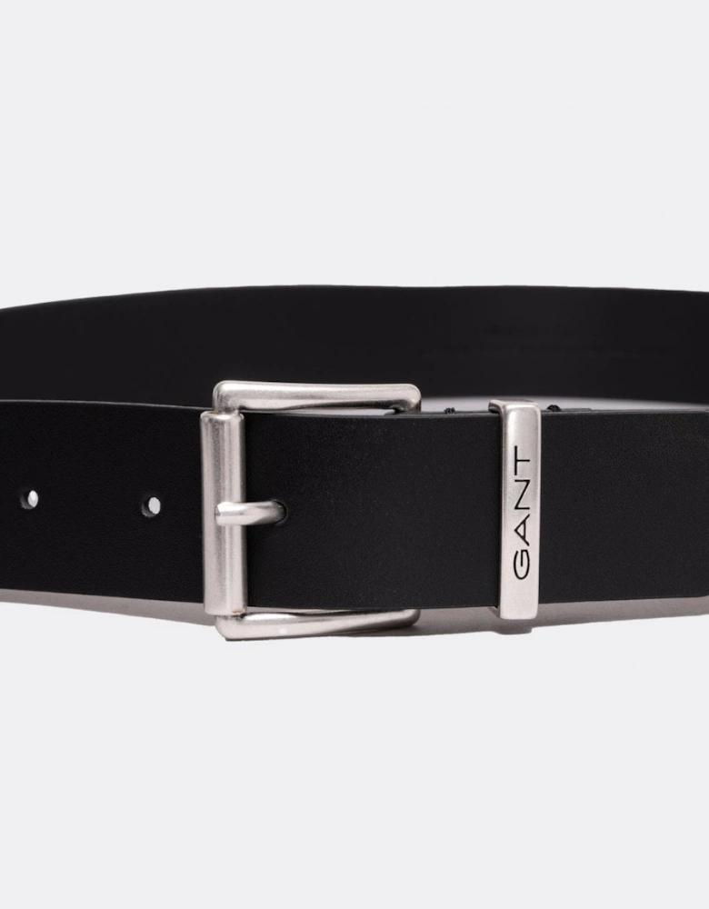 Mens Logo Leather Belt