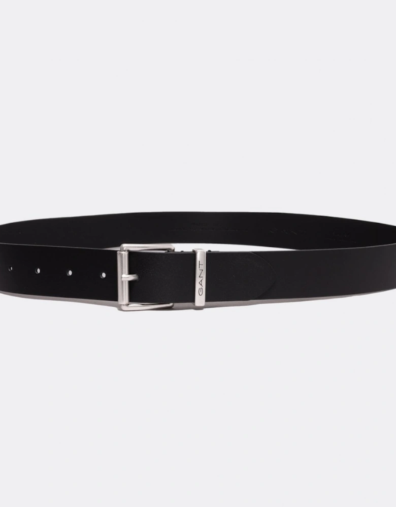 Mens Logo Leather Belt