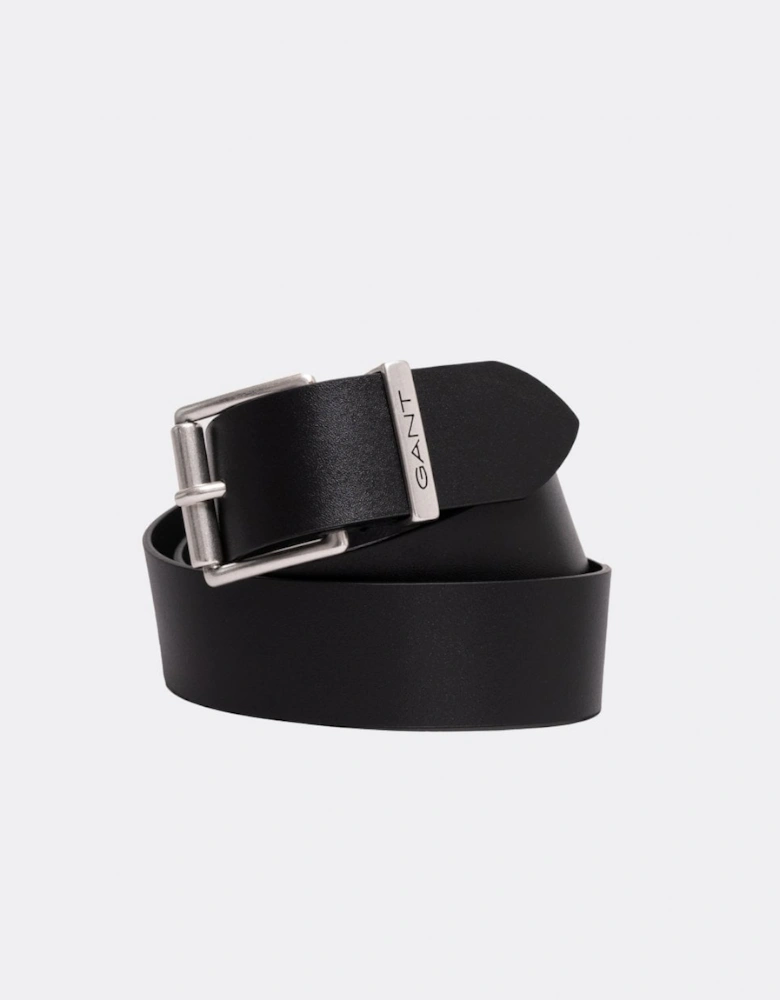 Mens Logo Leather Belt