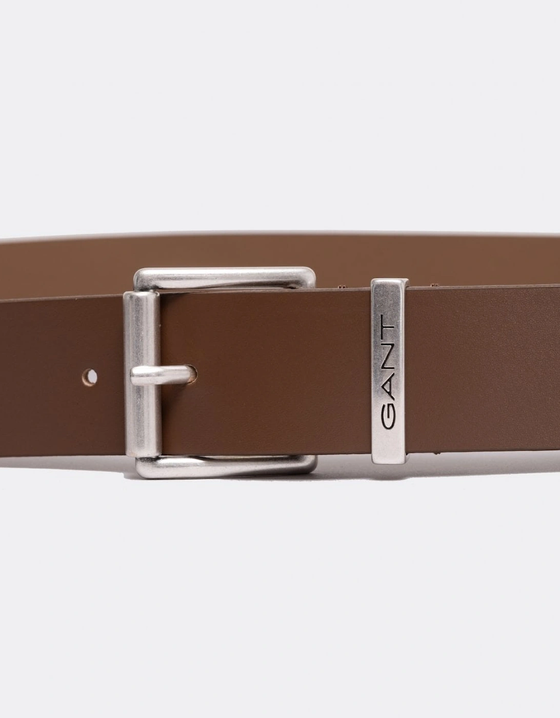 Mens Logo Leather Belt