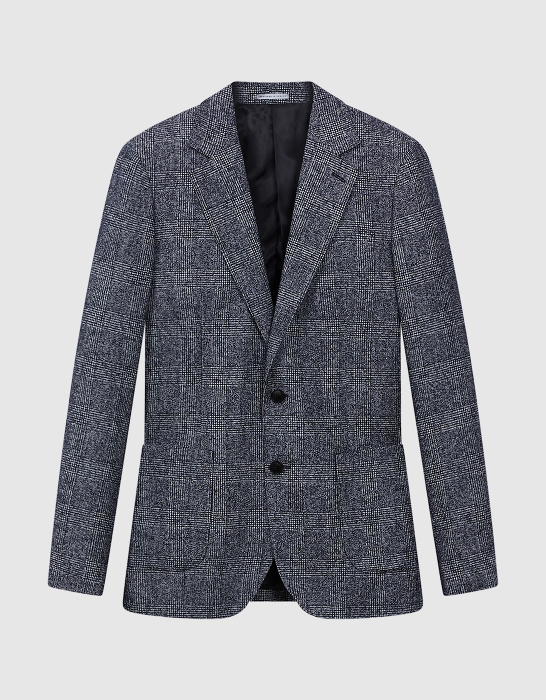 Slim Fit Single Breasted Check Blazer, 2 of 1