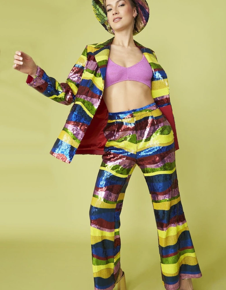 Multi Coloured Sequin Blazer