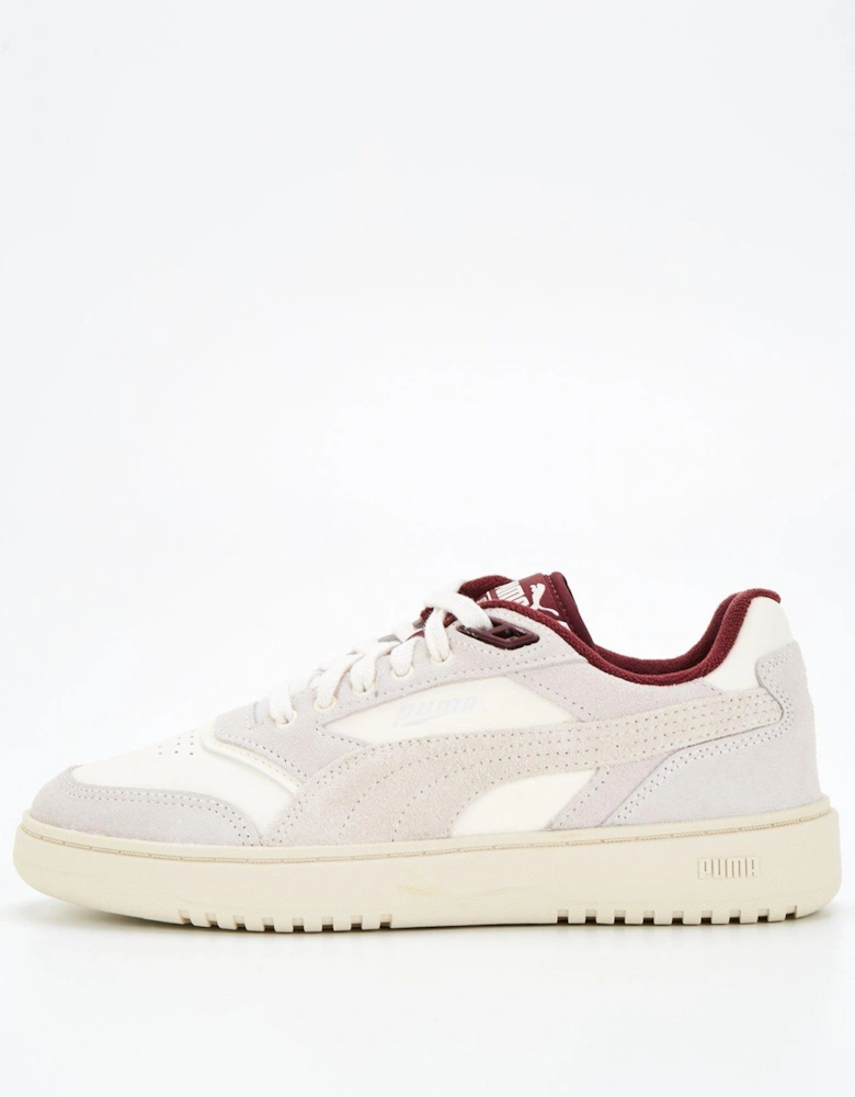 Womens Doublecourt PRM Trainers - White/Red