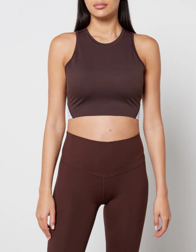 Movement Cropped Stretch-Jersey Top
