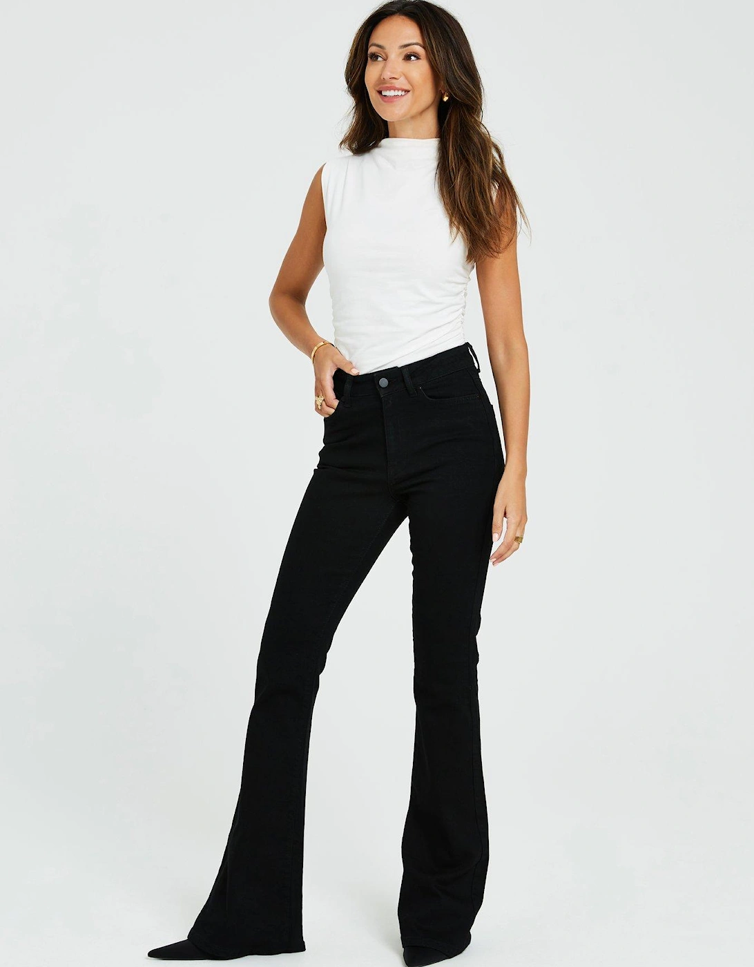 Skinny Flares - Black, 3 of 2