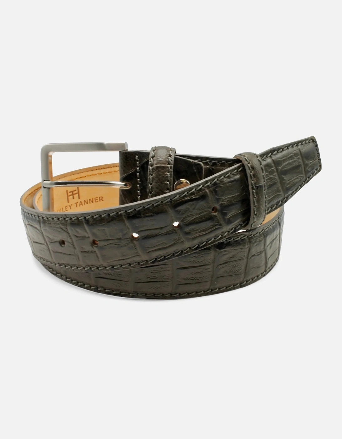 Mcenroe Mock Croc Belt 006 Anthracite, 3 of 2