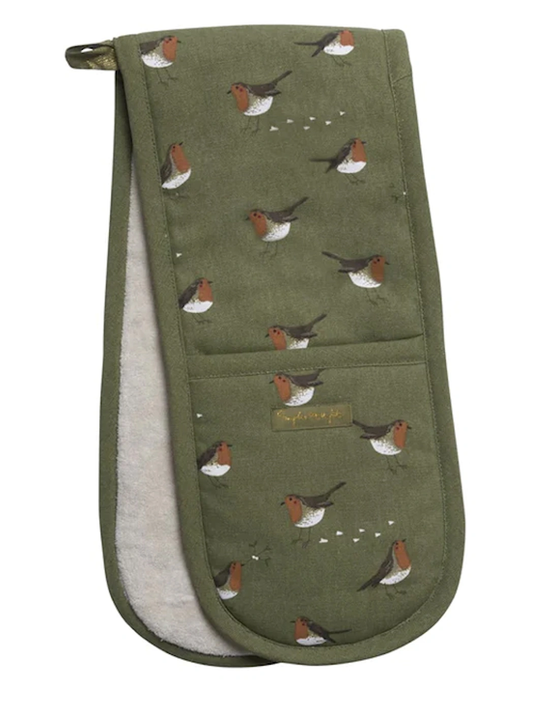 Double Oven Glove Robins, 2 of 1