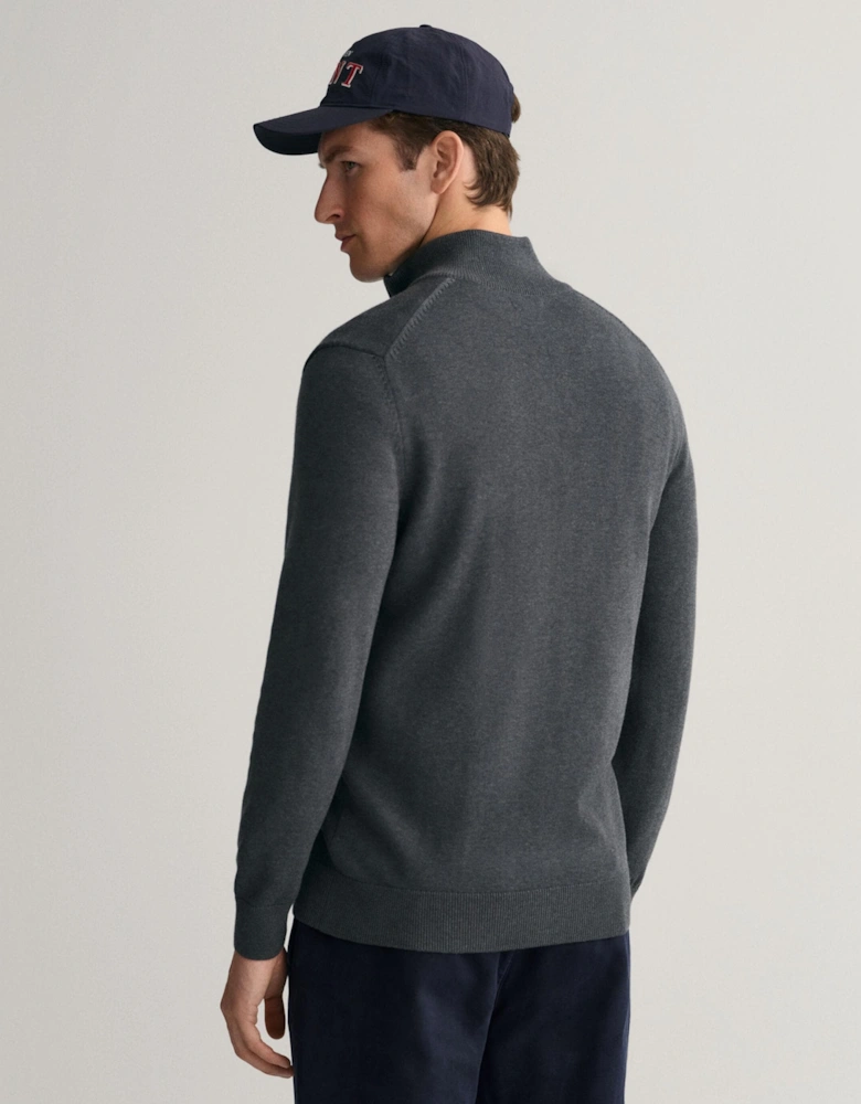 Mens Casual Cotton Zip Cardigan