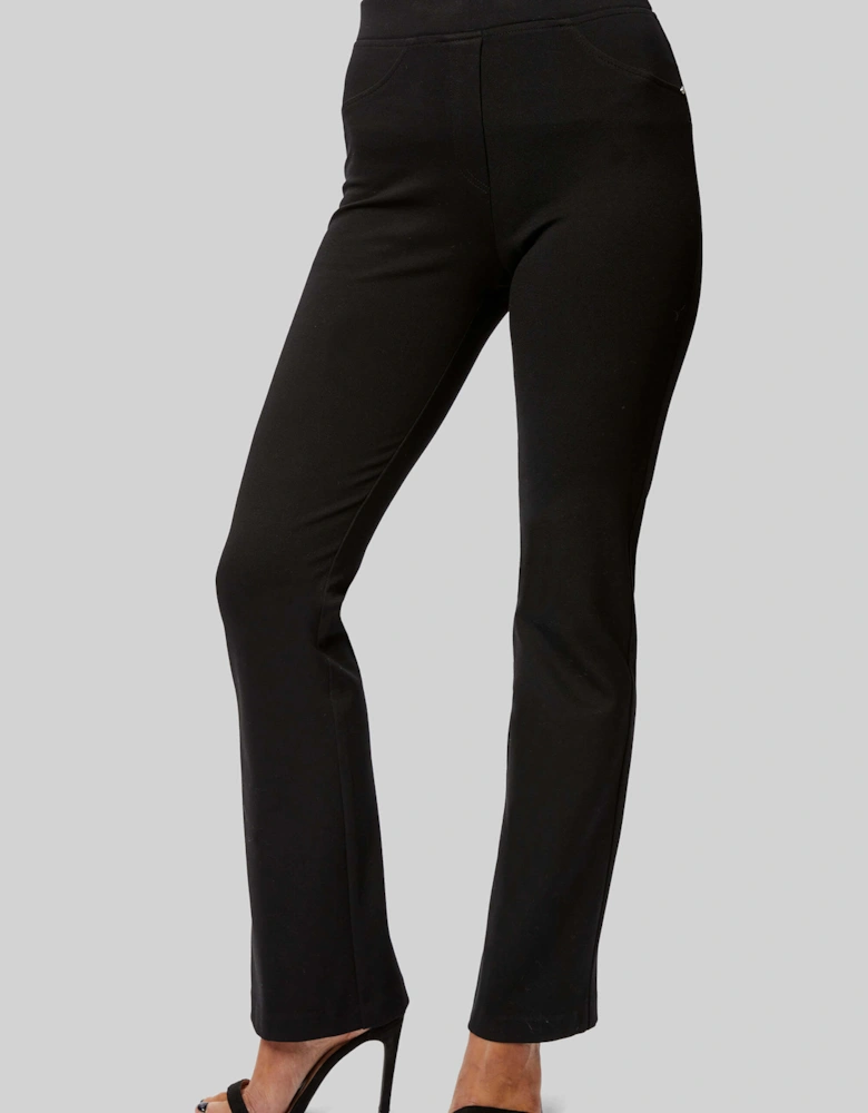 Boot Leg Trousers Black