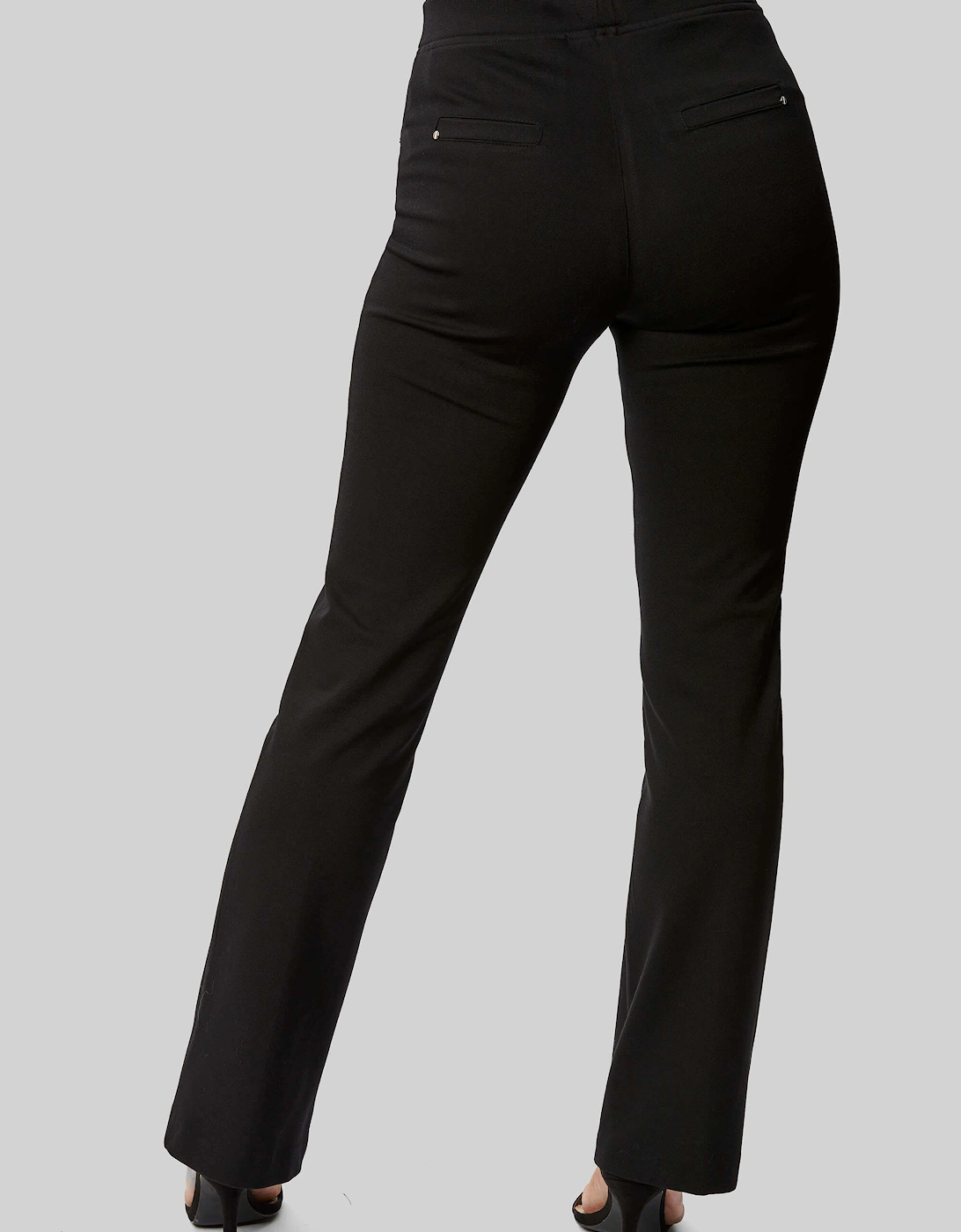 Boot Leg Trousers Black