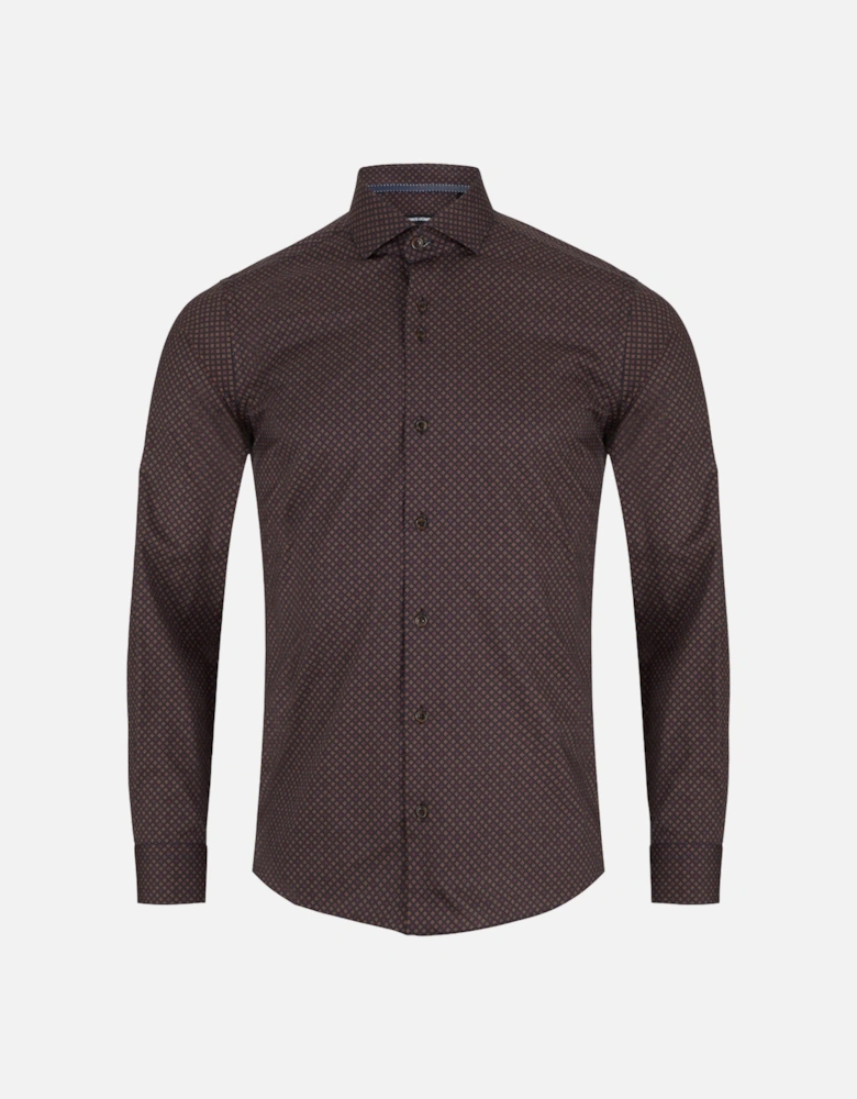 Semi Formal Shirt 48 Black / Brown