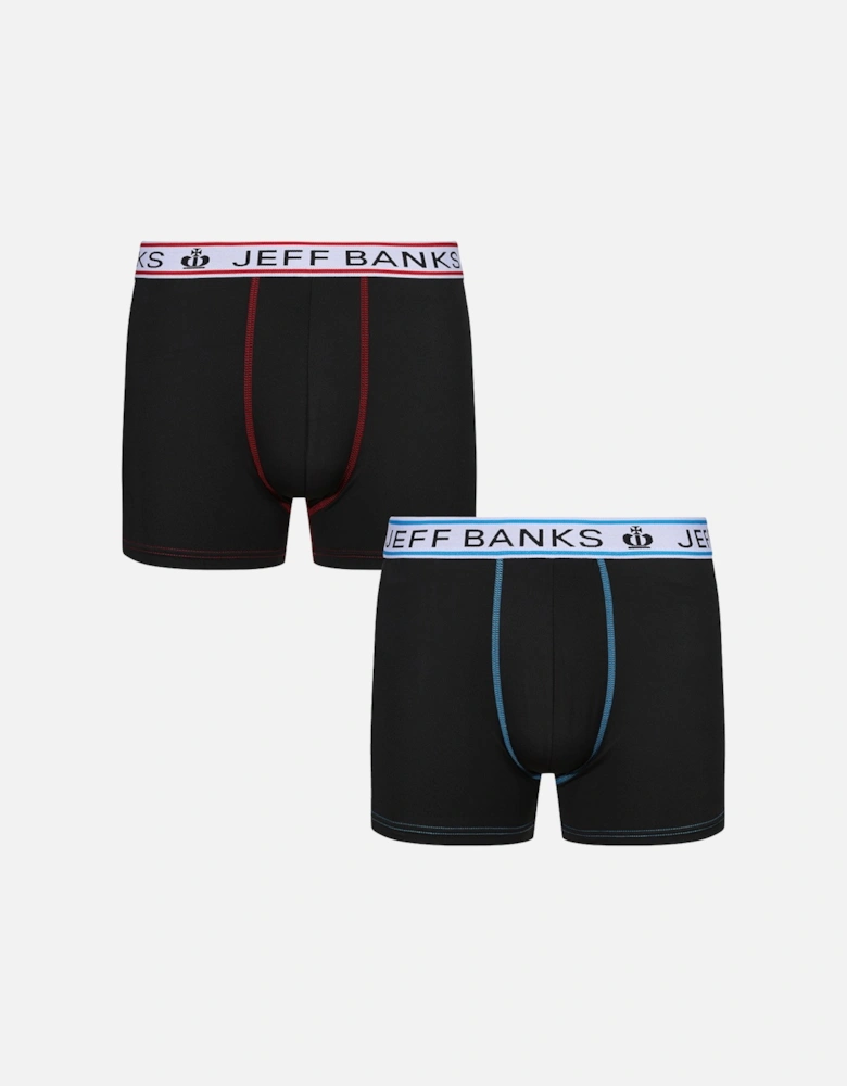 2 PAIR MENS SPORTS TRUNKS