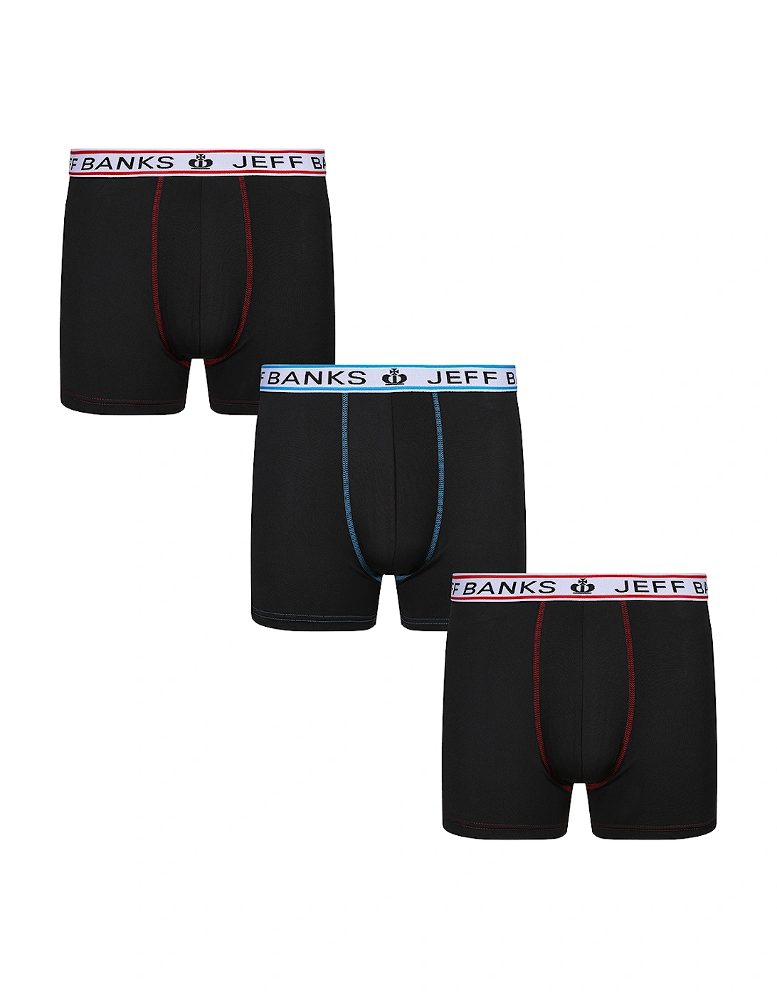 3 PAIR MENS SPORTS TRUNKS, 2 of 1