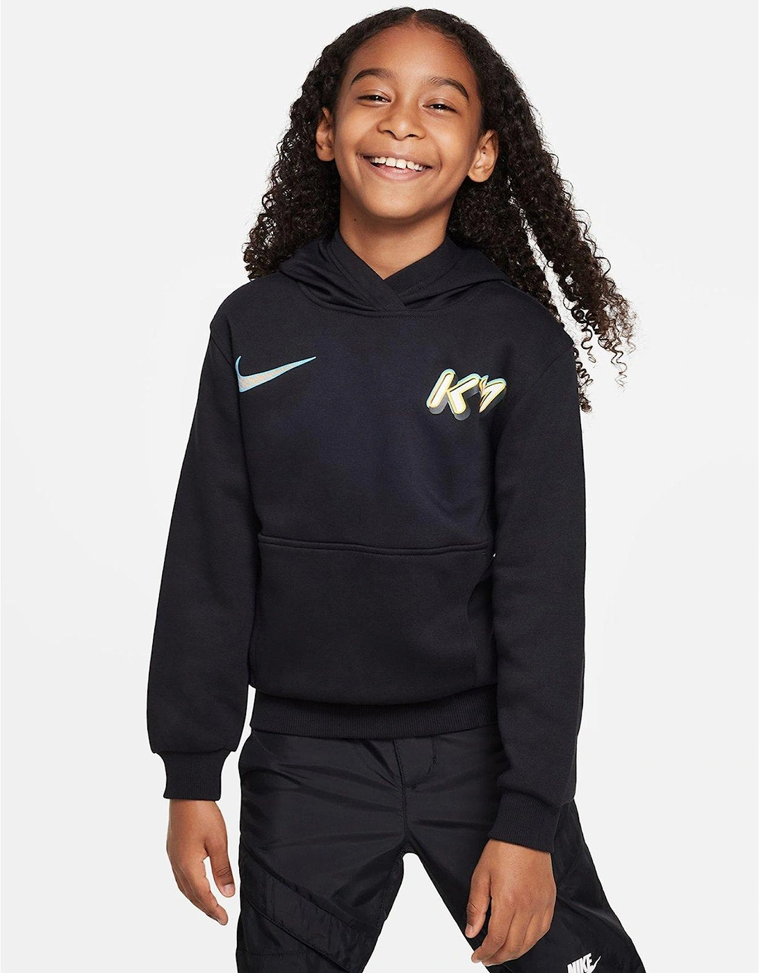 Youth KM Player Hoodie - Black, 6 of 5