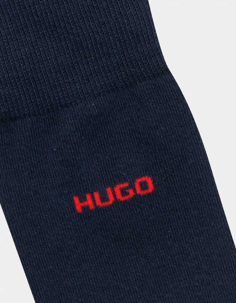 HUGO 2 Pack RS Uni Colour Mens Socks NOS