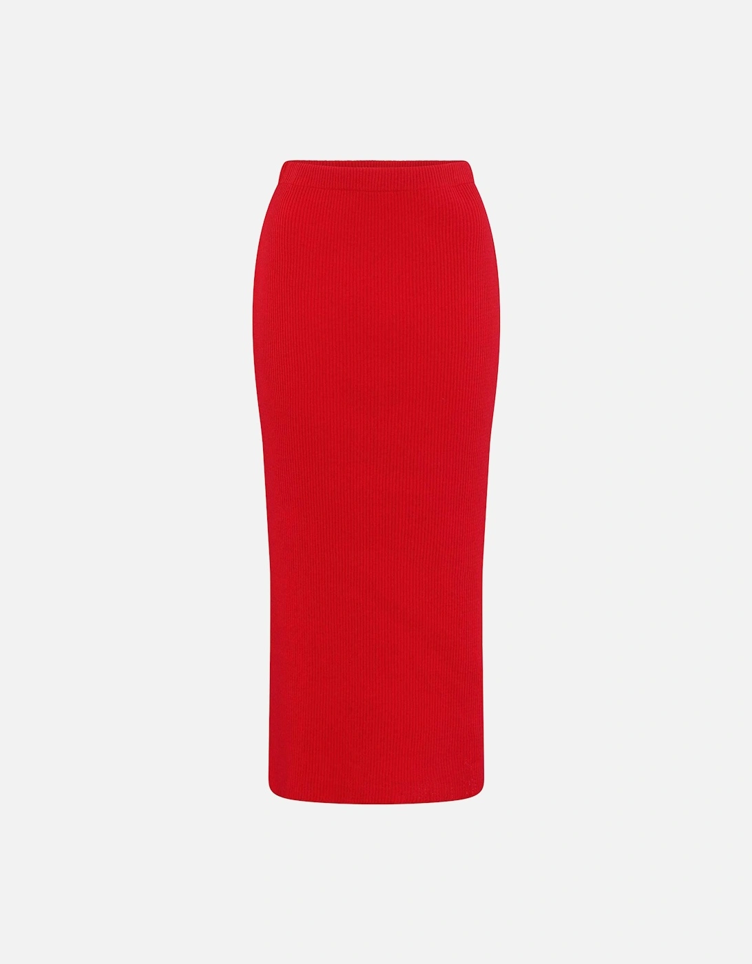 Franklin Midi Skirt in Red