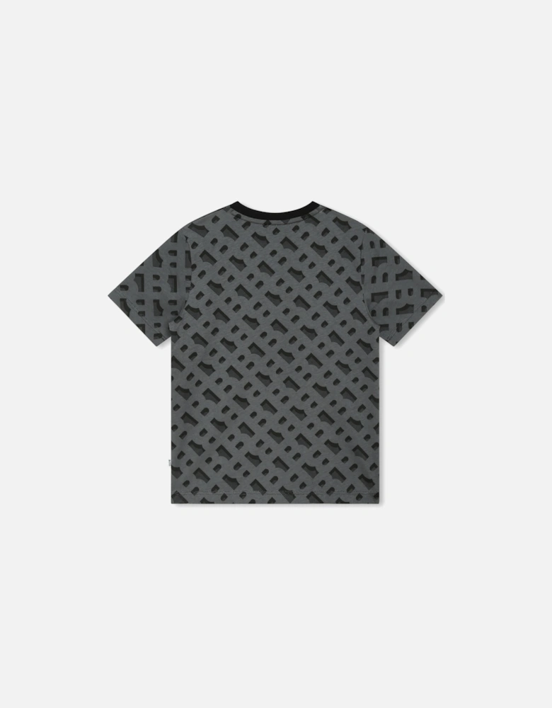 BOSS BOYS MONOGRAM T SHIRT