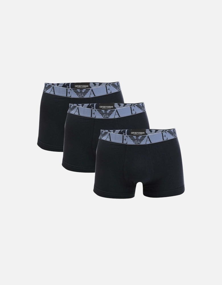 Mens 3 Pack Cotton Trunks Boxer