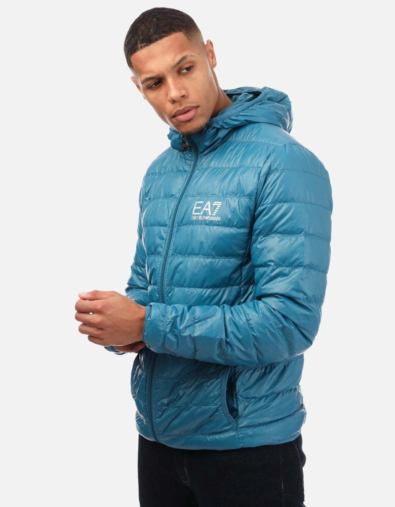 Mens Core ID Down Hooded Jacket