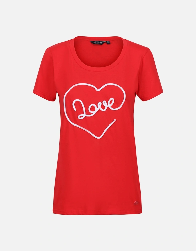 Womens/Ladies Filandra VII Love T-Shirt