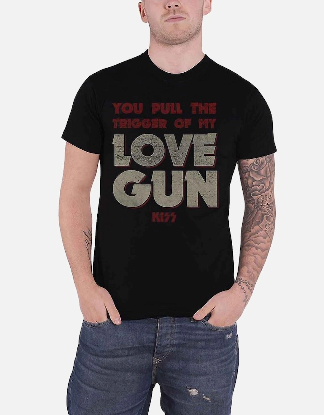 Unisex Adult Pull The Trigger Cotton T-Shirt, 4 of 3